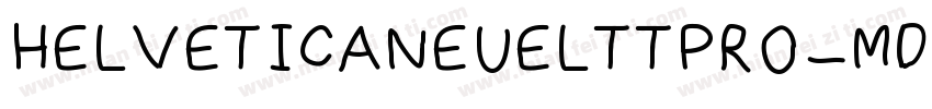 HELVETICANEUELTTPRO MD字体转换
